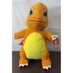 Pokemon 24" Inch Charmander Plush Officially Licensed Jazwares NWT RARE SOLD-OUT